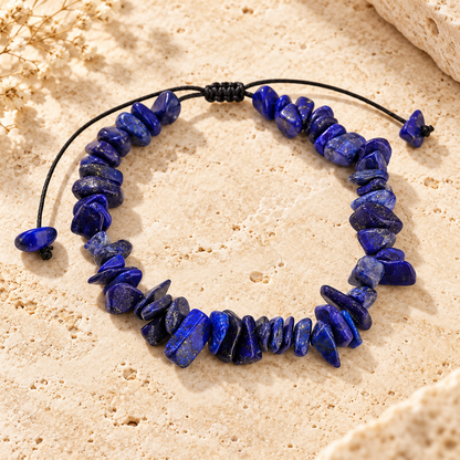 Bracelet en Pierres Naturelles, Cordon Ajustable